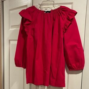 LOFT Vibrant Pink Blouse